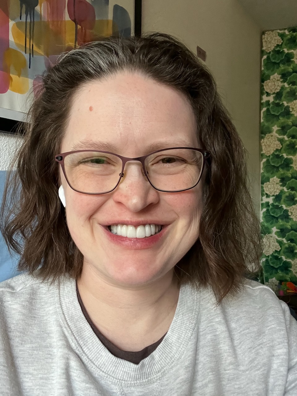 Eliza Brock Marcum, smiling